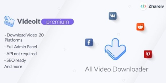 Download #Videoit v1.1.6 – All Video Downloader PHP Script