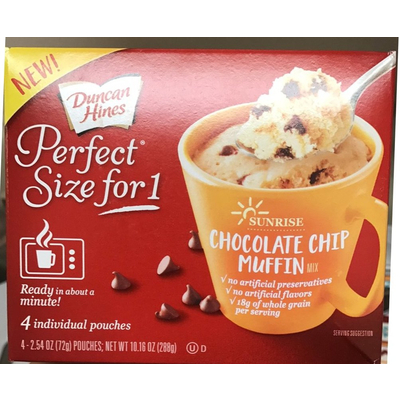 Duncan hines is saving us from ourselves with the perfect size chocolate chip. Calories In Chocolate Chip Muffin Mix From Duncan Hines