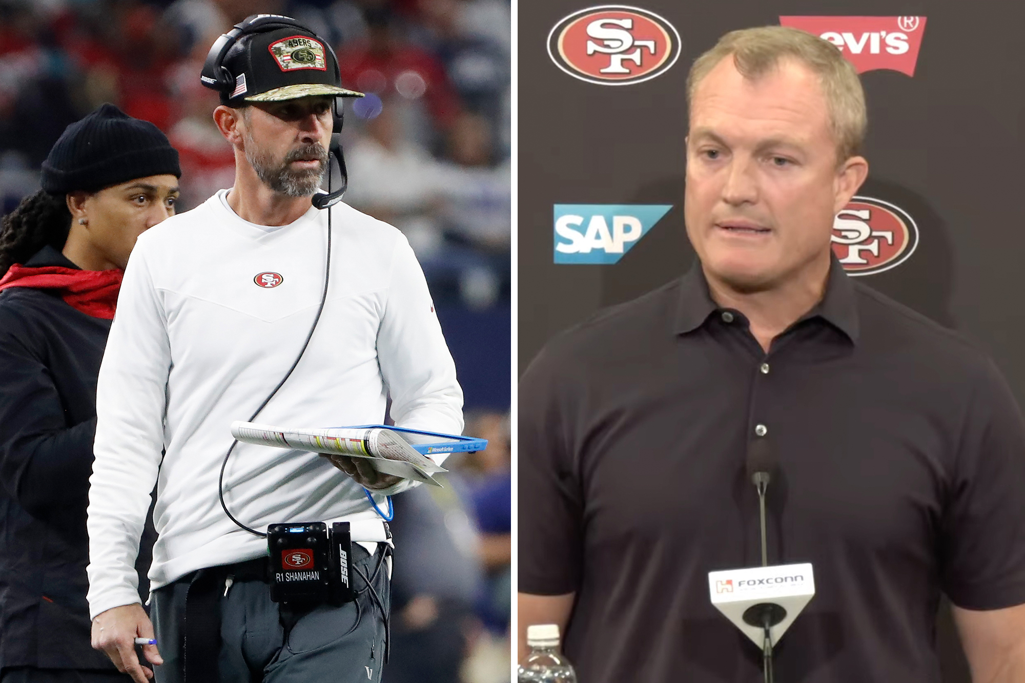 San Francisco 49ers Kyle Shanahan crash update at press conference