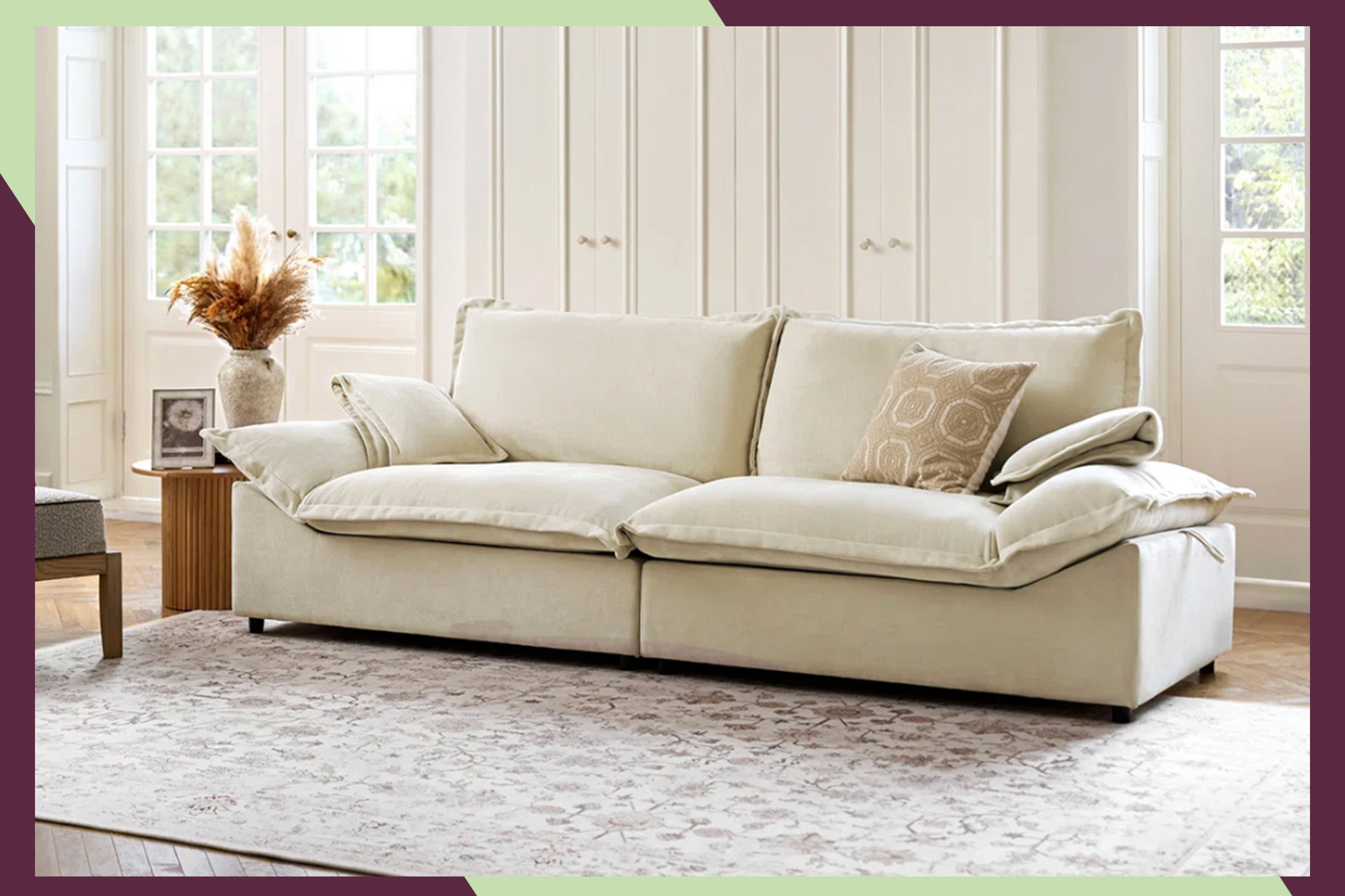 This chic cloud couch is under 0 during Way Day — and it comes with secret storage