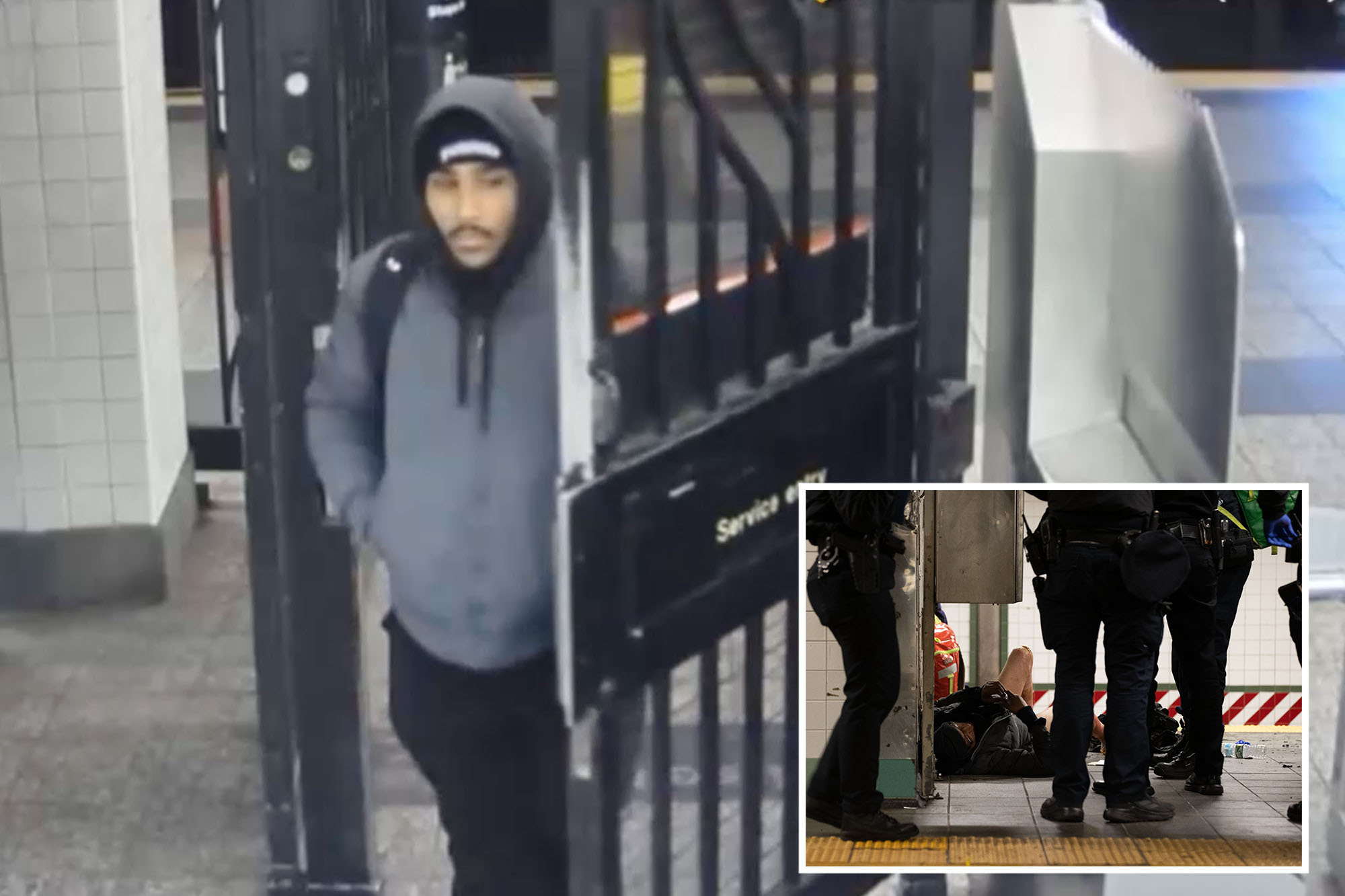 Teen busted for allegedly setting homeless man on fire on NYC subway