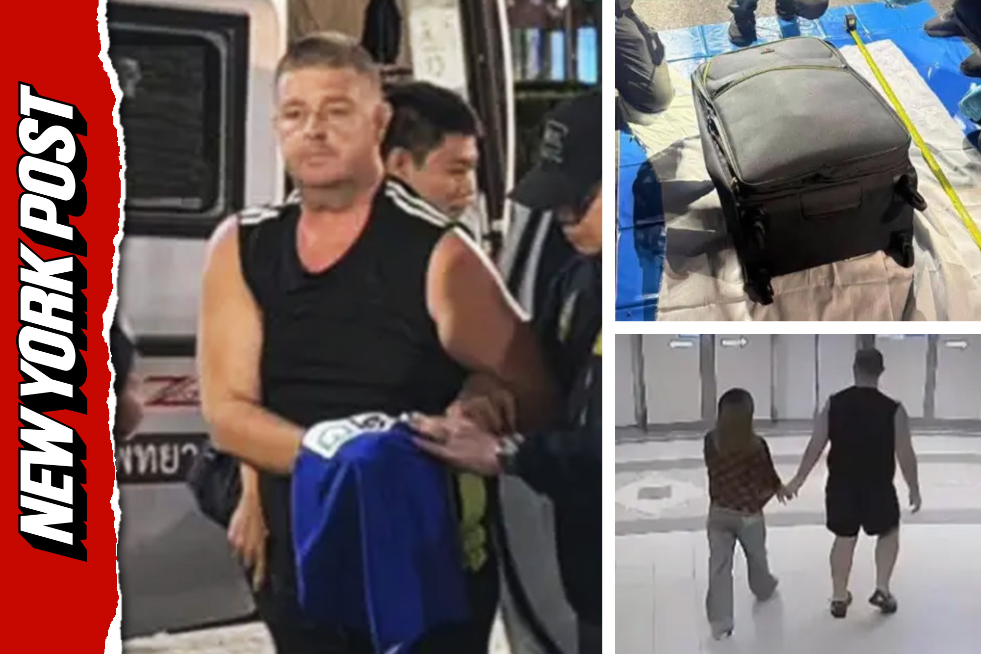 Man covered in scratch marks arrested after cops find dead teen in suitcase