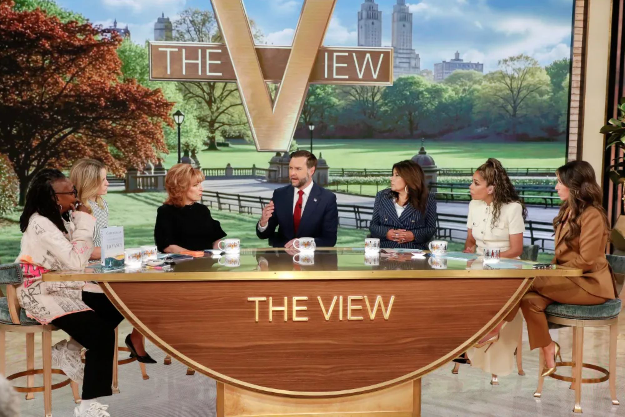 Tensions flare on ‘The View’ after Sunny Hostin claims Joy Behar ‘in love’ with JD Vance