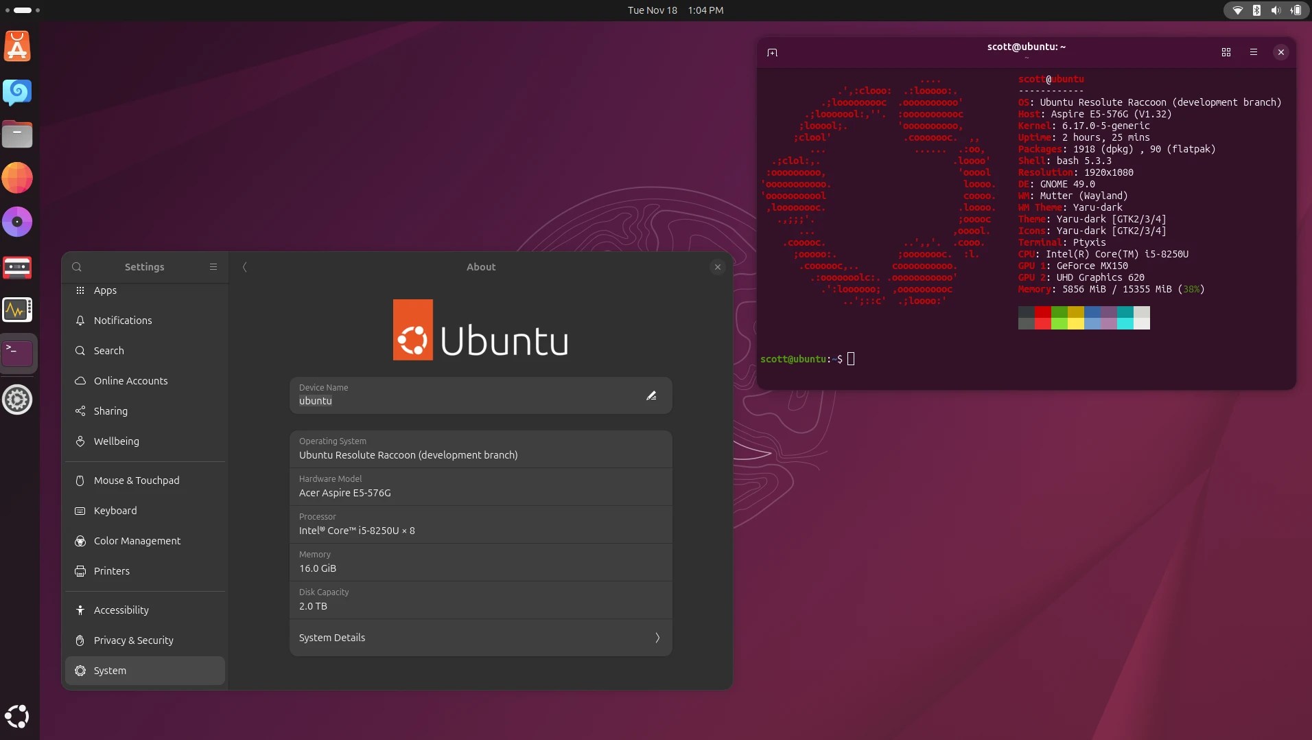 Ubuntu 26.04 « Raton laveur résolu »