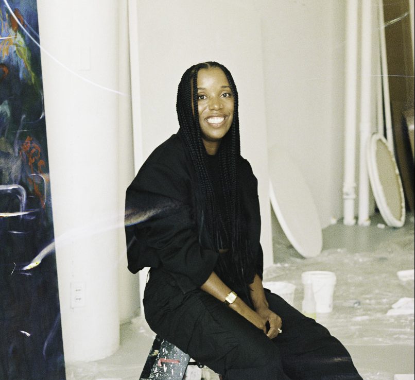 Abstraction, color, rhythm and intuition in Lindsay Adams