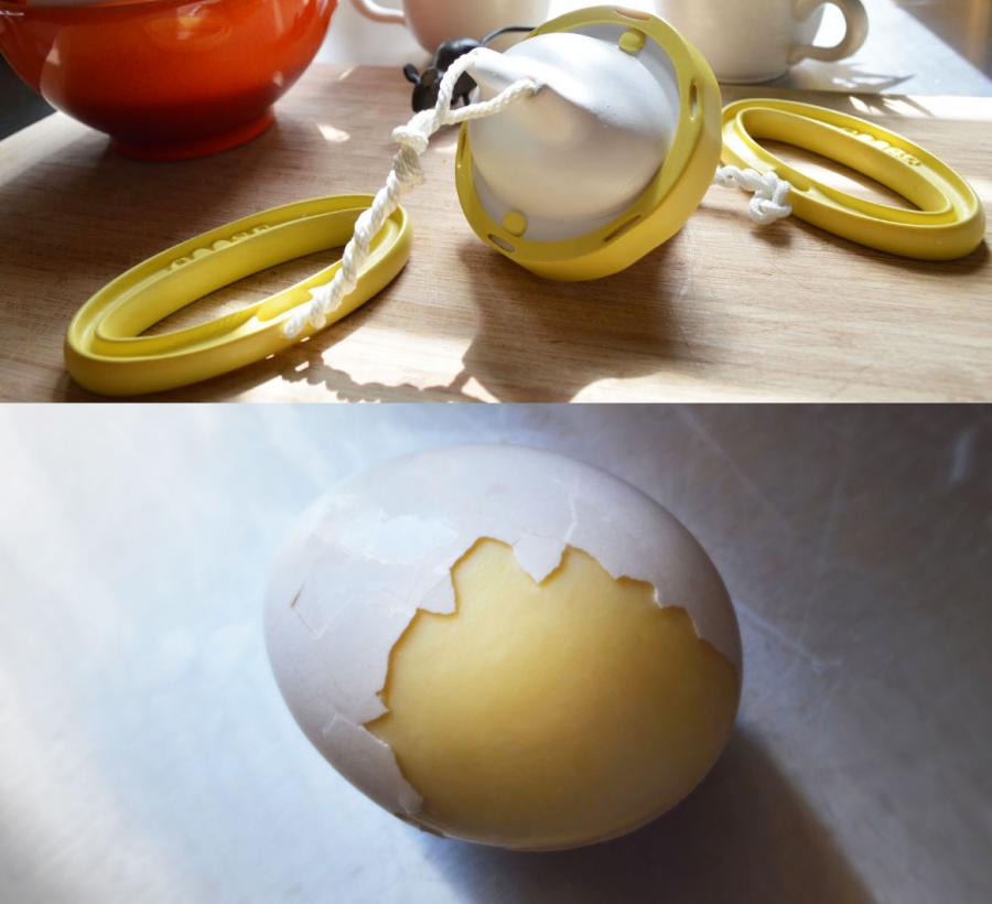 This delicious homemade recipe is easy to make and the best you'll . This Egg Spinner Scrambles Your Egg Inside The Shell