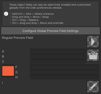 Preview Field Attribute for Unity with Odin Inspector