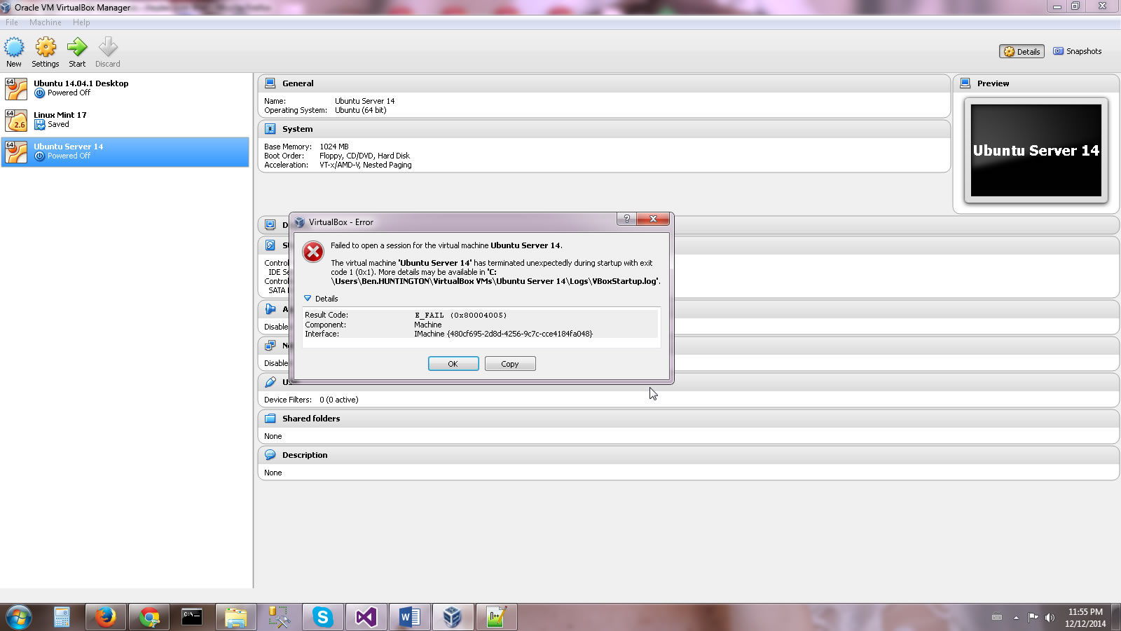 Oracle virtualbox ошибка 0x80004005. Ошибка virtualbox. менеджер виртуальных машин linux. 0x80004005 virtualbox. virtualbox ошибка при старте.