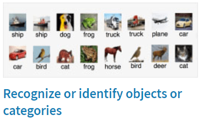 machine learning recognize image