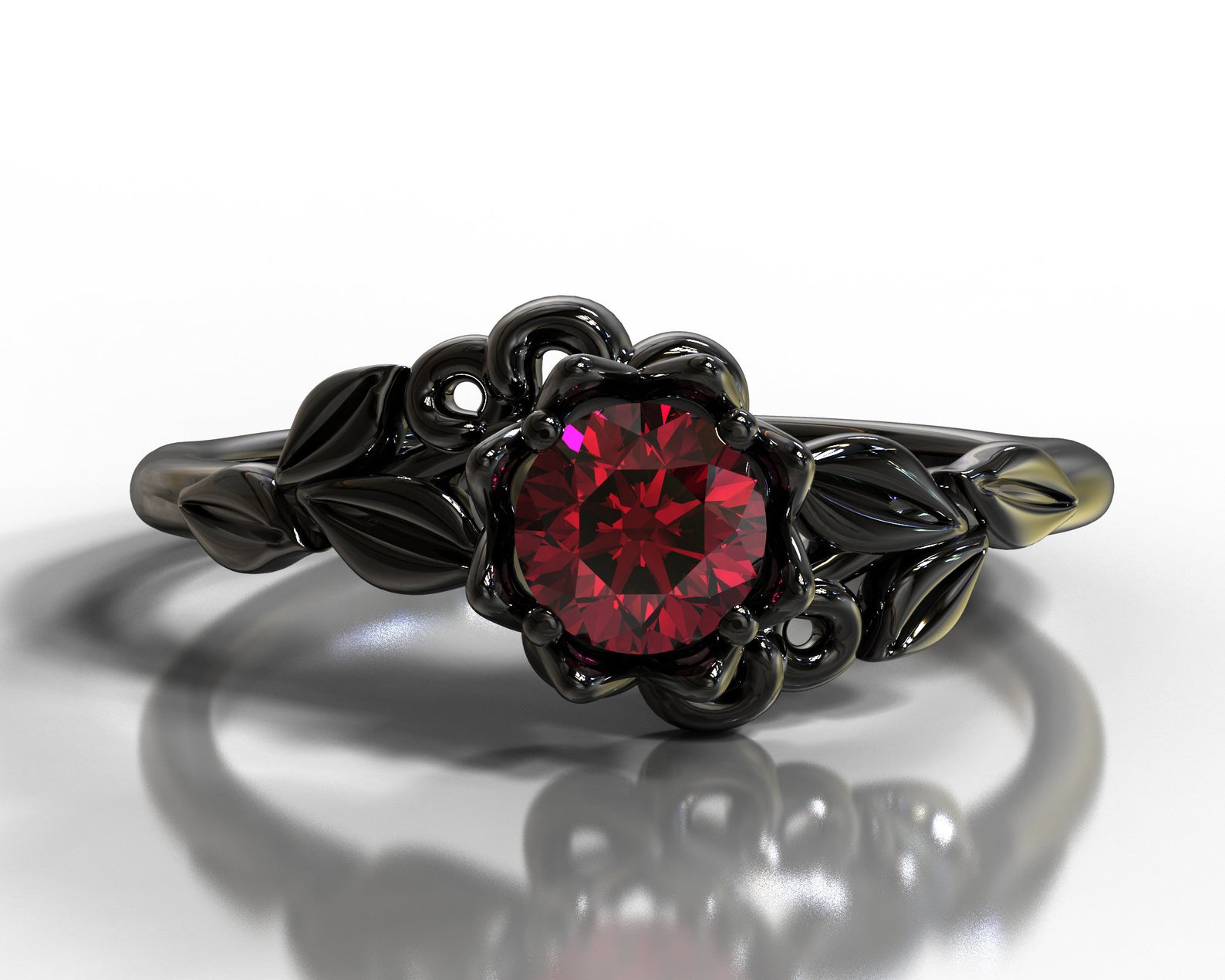 17 stunning & spooky Halloween wedding rings | Offbeat Bride