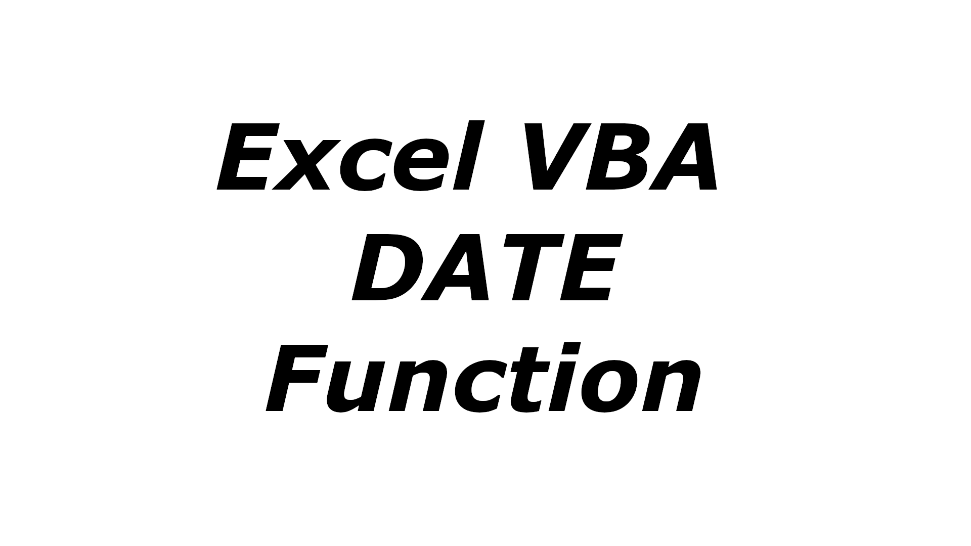 DateValue VBA function How to convert text to date