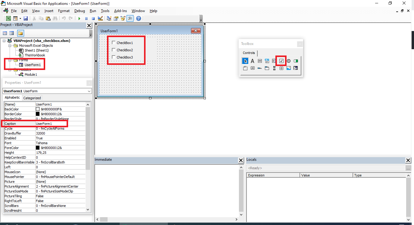 Activex controls check box in excel vba officeinside org
