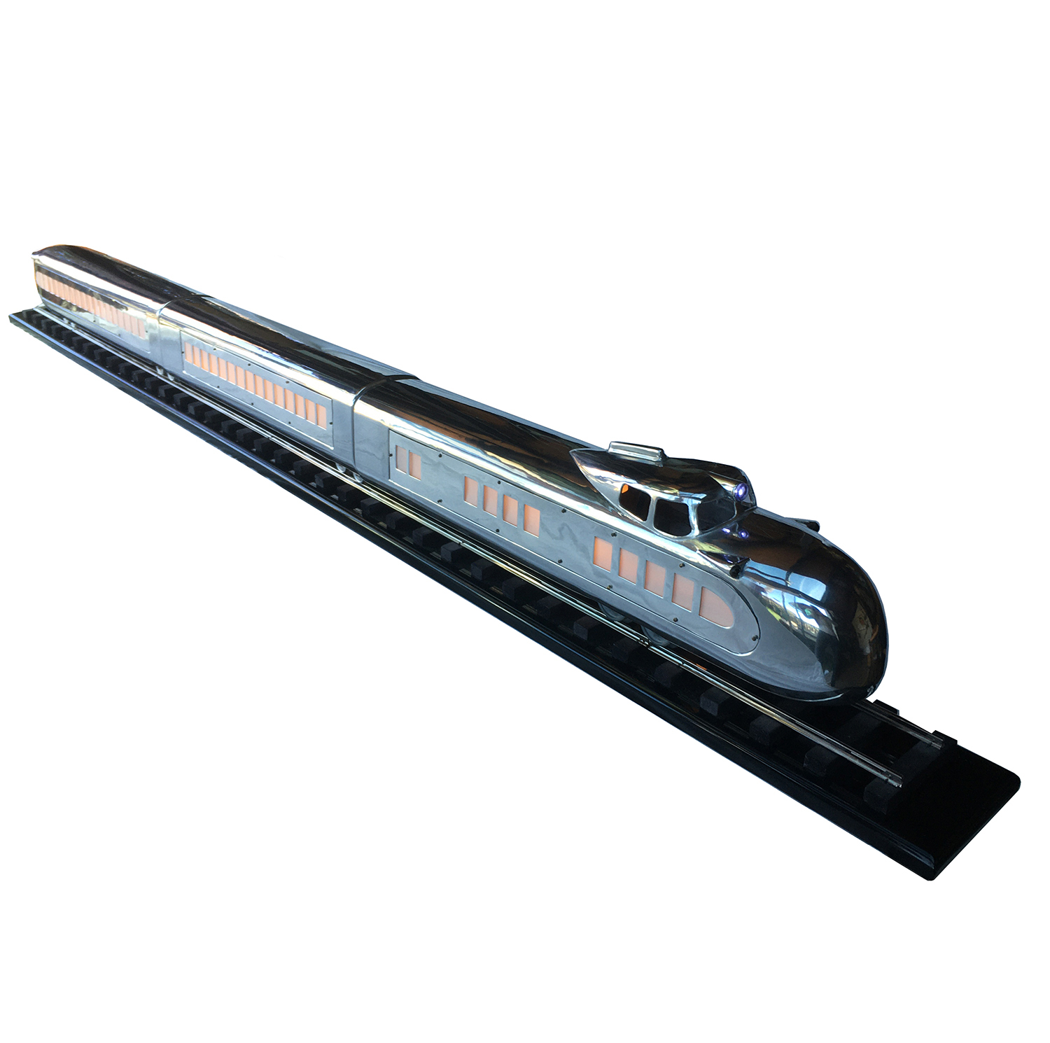 Art Deco Streamline Train Model Standard Gauge 6 Ft Off The Wall Antiques
