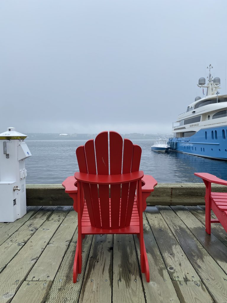 halifax quand il pleut waterfront adirondak chair