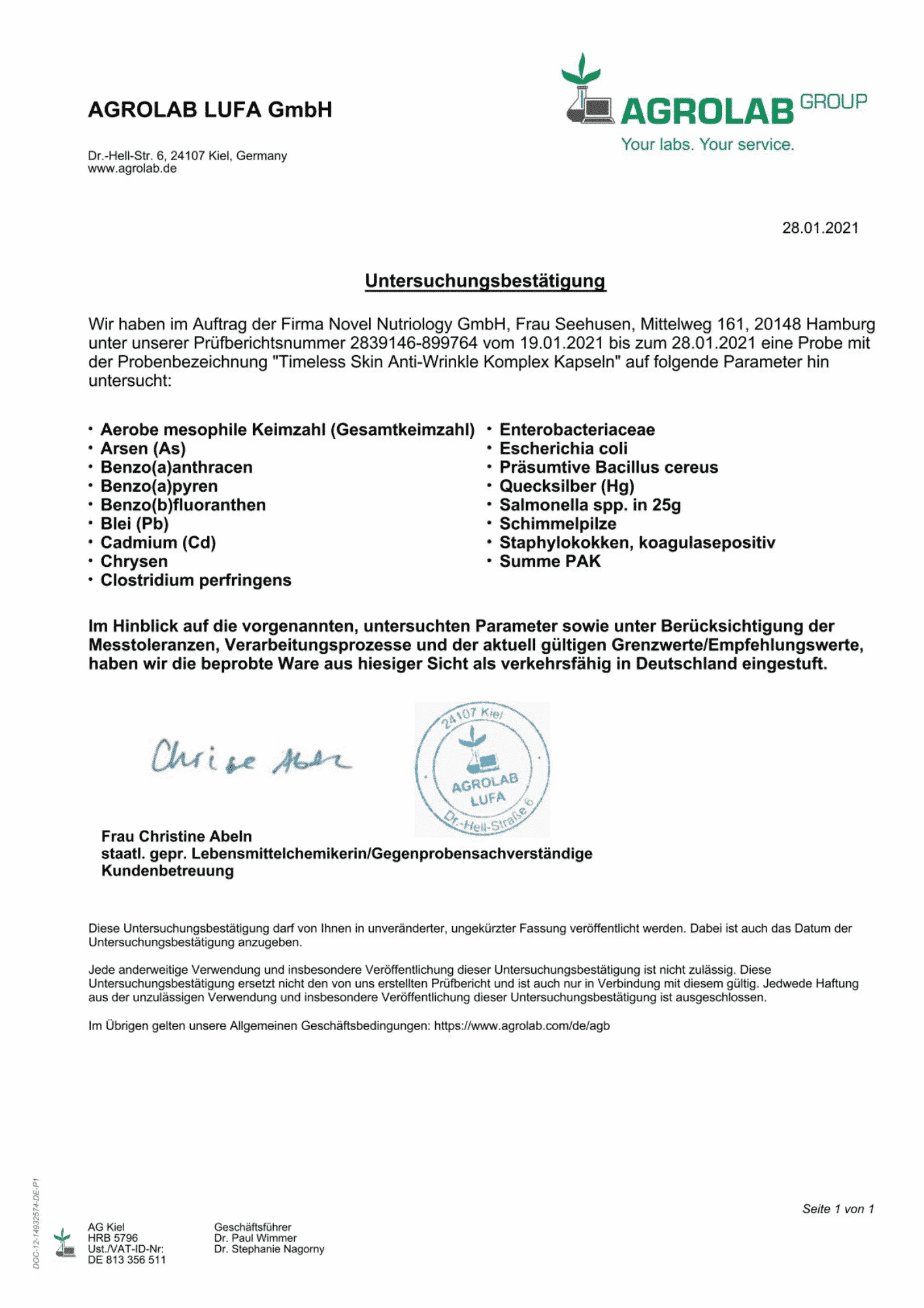 Timeless Skin Anti Wrinkle Komplex Fur Faltenreduktion Ogaenics