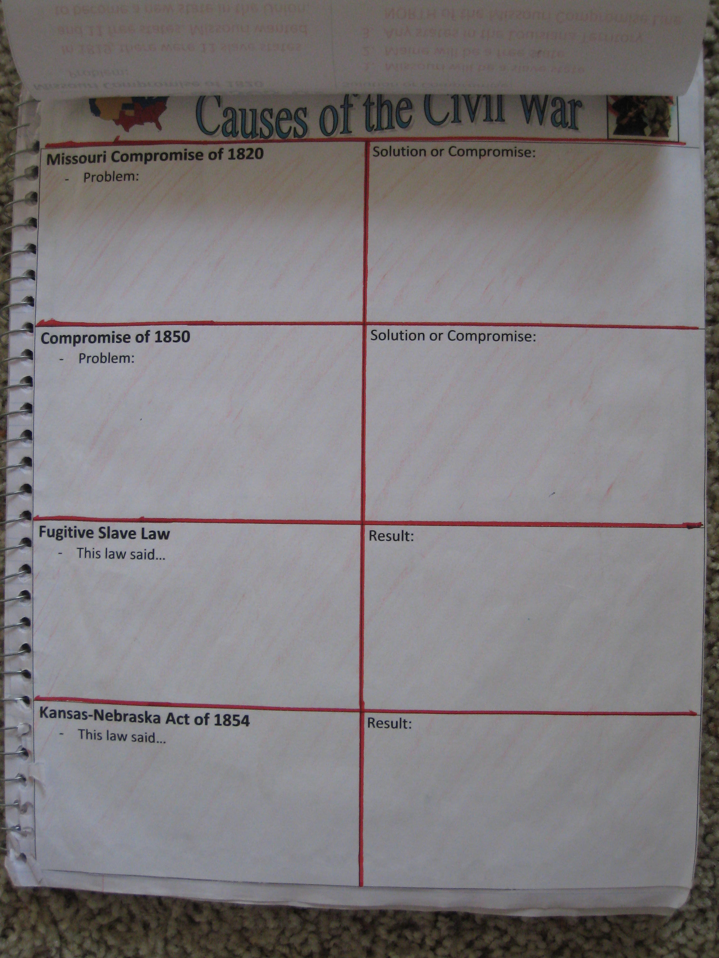 Civil War Activities For 5Th Grade American Civil War Background And Causes Gr 5 8 Grades 5 To 