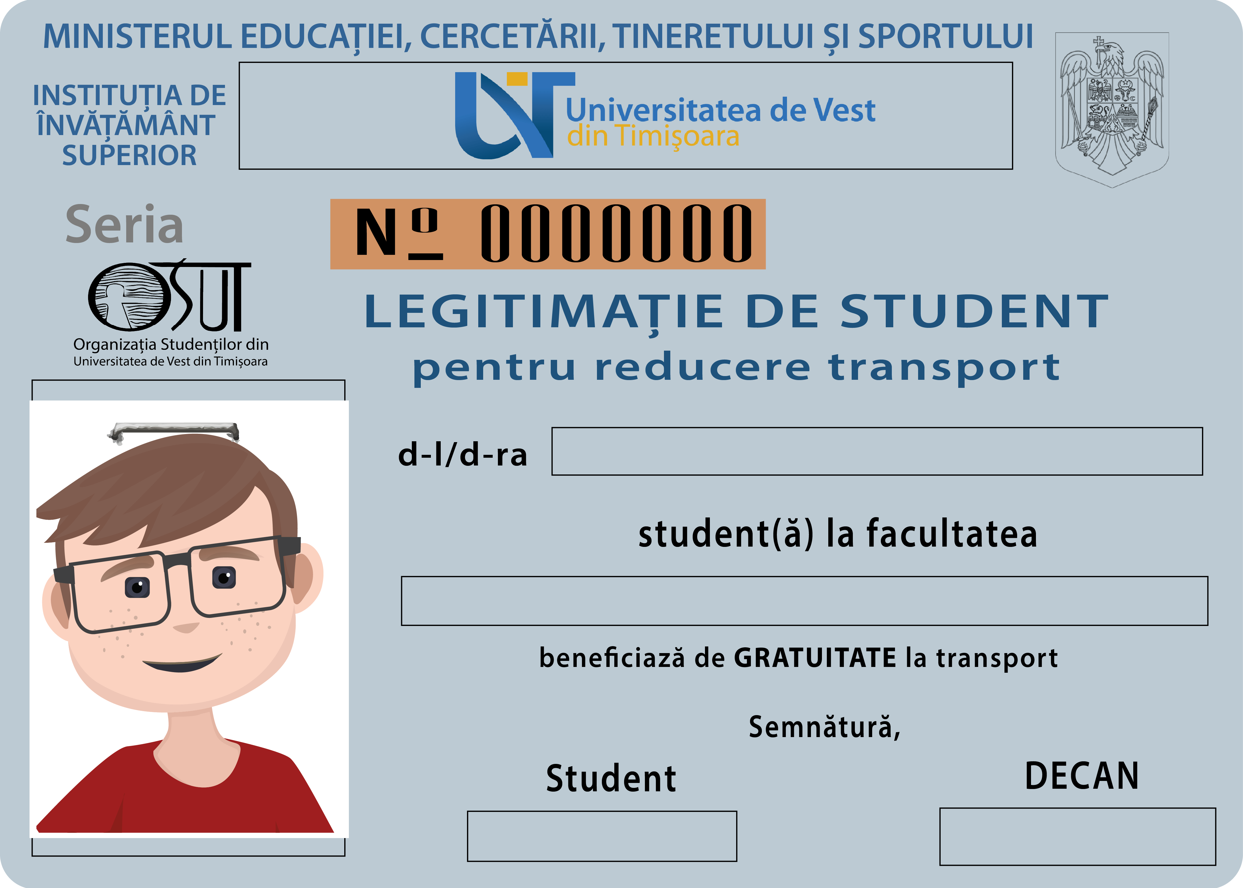 Eliberarea LegitimaÈilor De Transport Feroviar Osut OrganizaÈia StudenÈilor Din Universitatea De Vest Din TimiÈoara