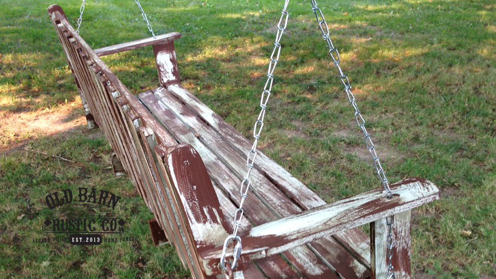 Old Barn Rustic Co. » Rustic Swing by Old Barn Rustic Co FARMHOUSE