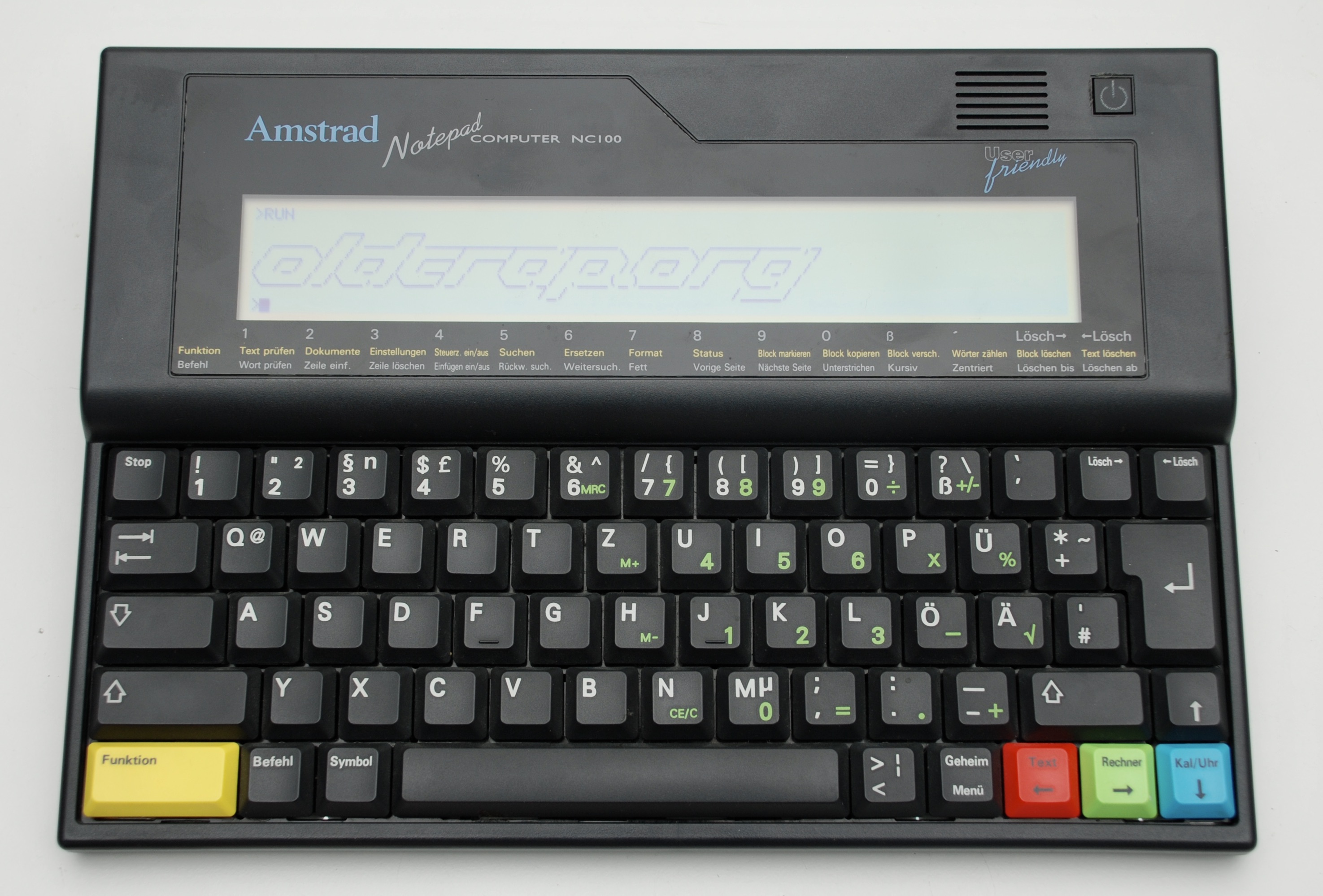 Amstrad NC100 Old Crap Vintage Computing