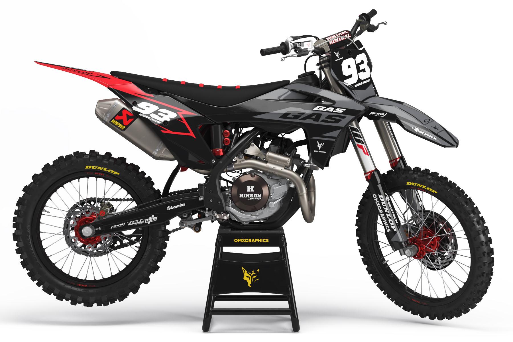 Gasgas Mx Graphics Kit Core Omxgraphics 50 Custom Designs