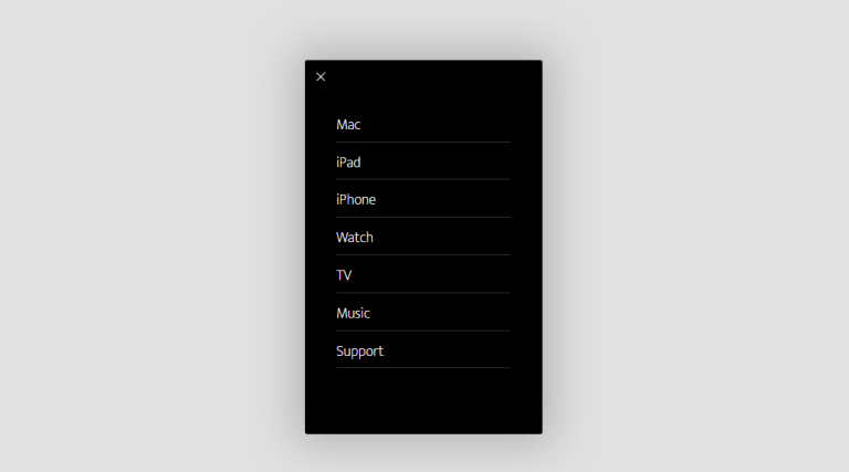 Amazing CSS Mobile Menu Examples - OnAirCode