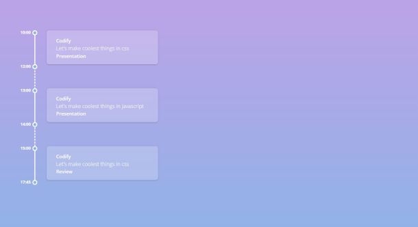 30+ Vertical Timeline CSS Cool Examples - OnAirCode