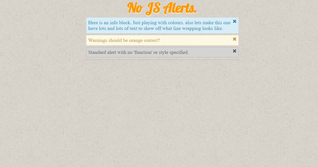 20+ CSS Alert Box Examples with Code Snippet - OnAirCode