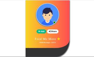 15+ CSS Profile Screen Design Examples - OnAirCode