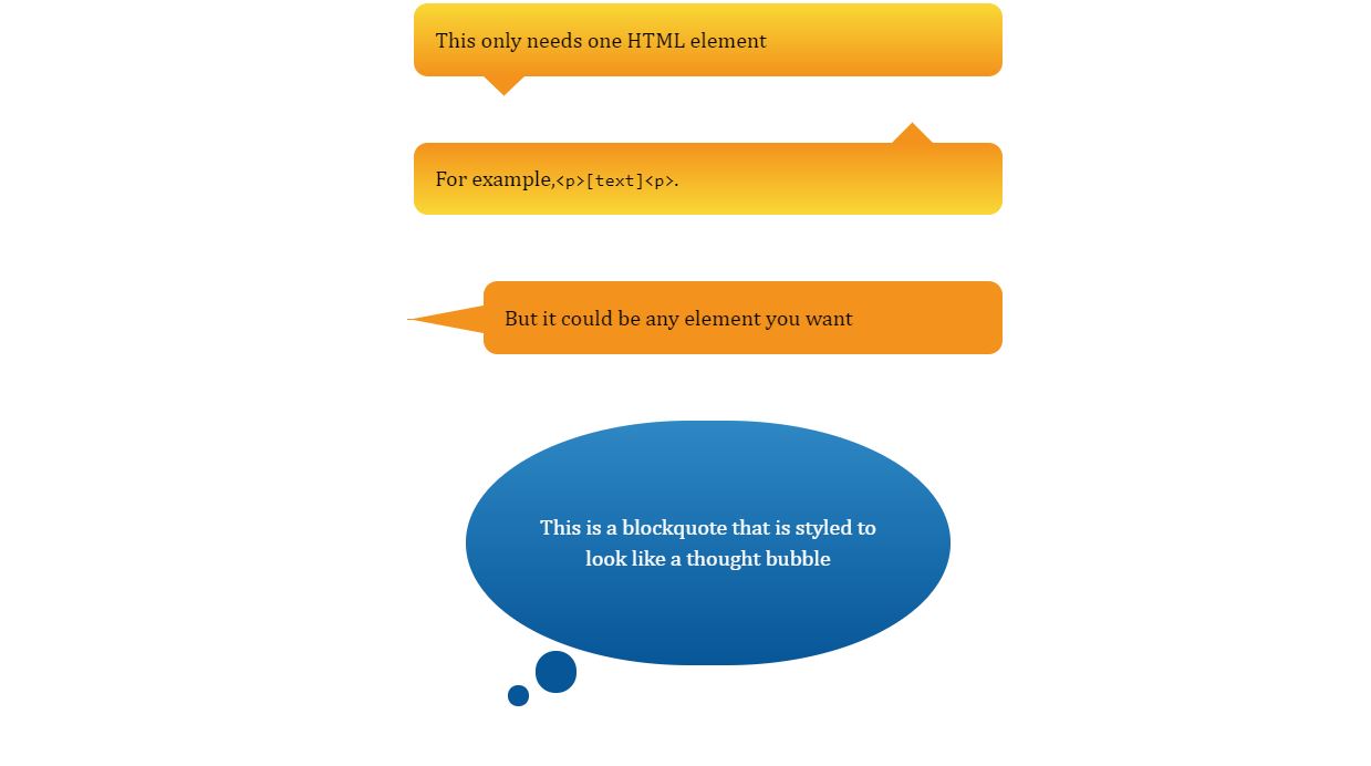 12+ Bootstrap Chat Speech Bubble Examples OnAirCode