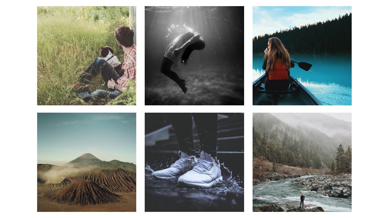 Fullscreen thumbnail design