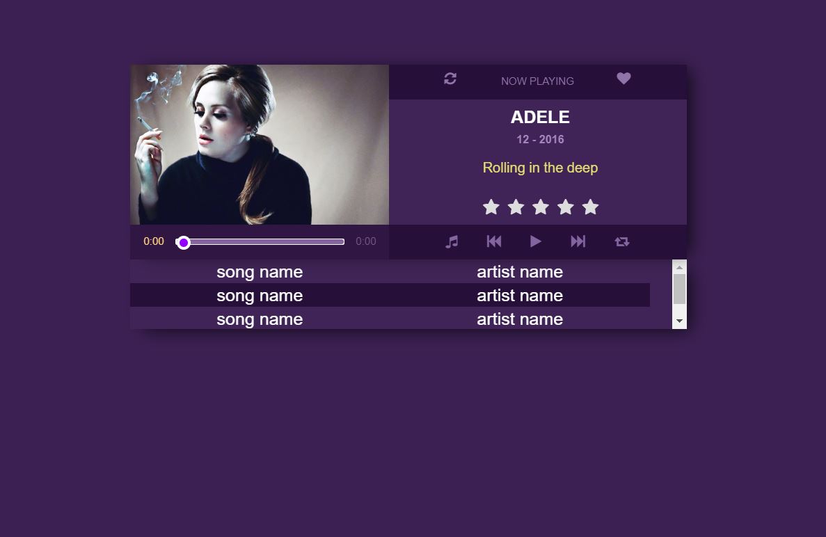 30+ JavaScript Mp3 Music Audio Player Examples - OnAirCode