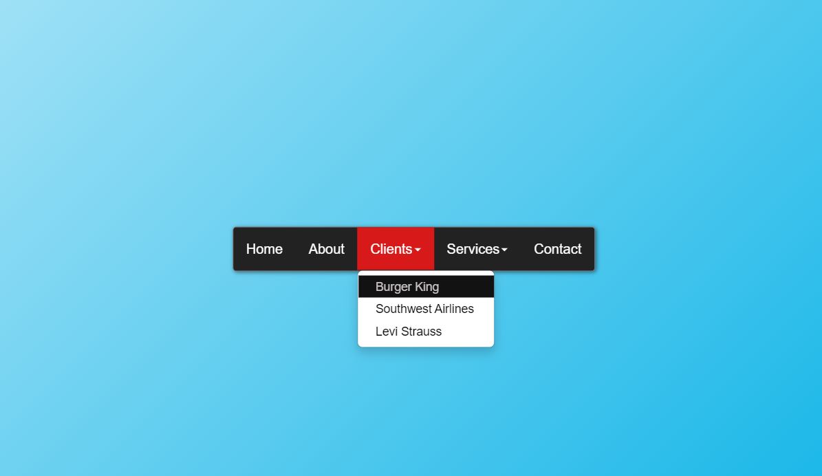 14+ JavaScript Navbar Design Examples - OnAirCode