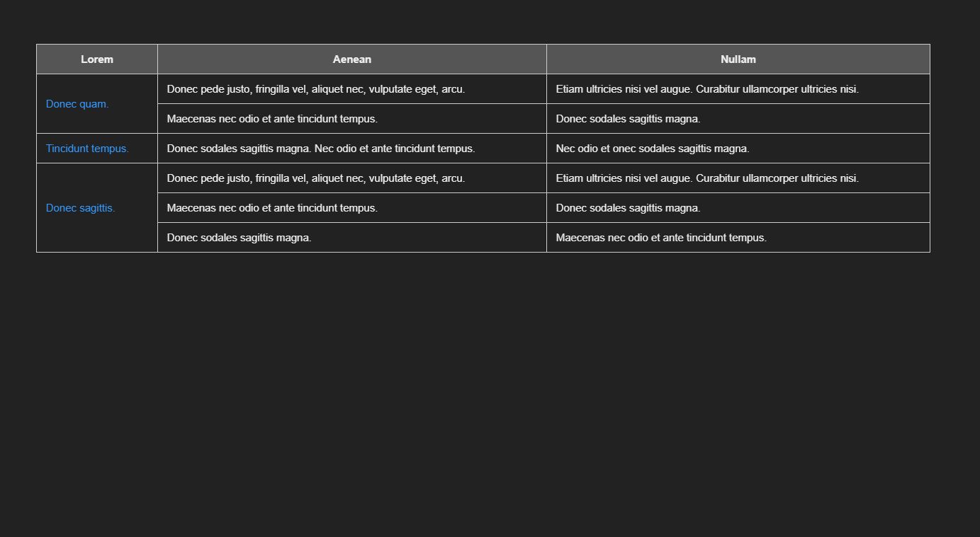 18+ JavaScript Table Design Examples - OnAirCode