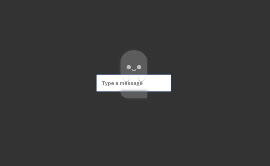 JavaScript Talking Ghost Input Text