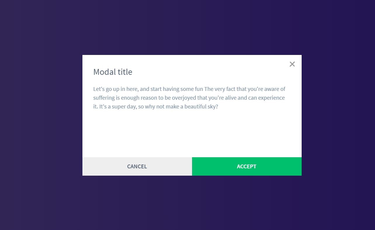 JavaScript/JS Modal Box Fade Animation