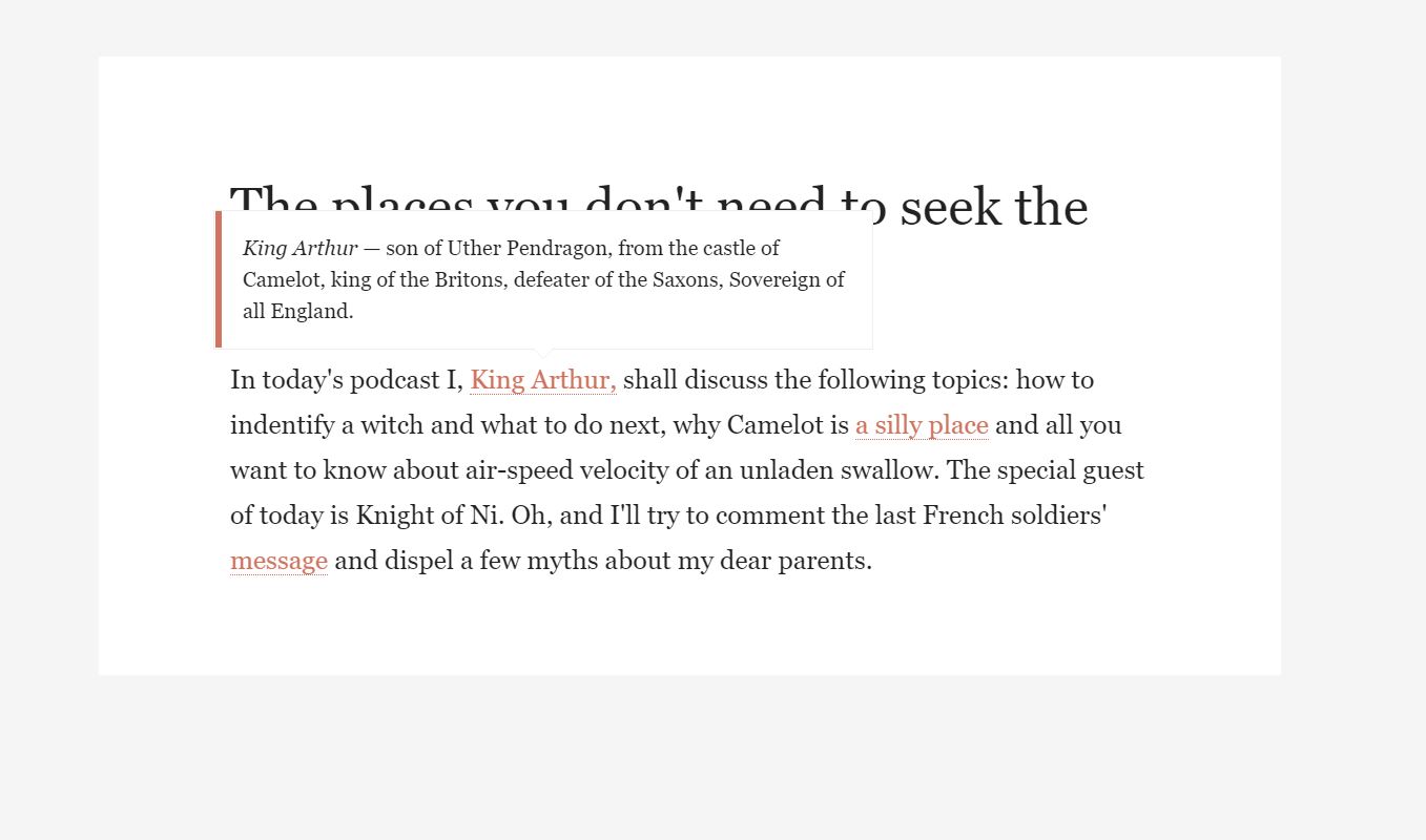 16+ JavaScript Tooltip Design Examples - OnAirCode