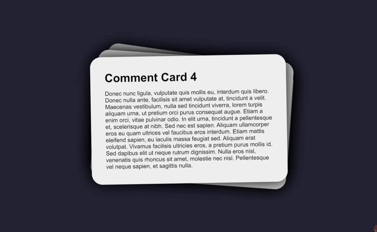 30+ JavaScript Card Design Code Examples - OnAirCode