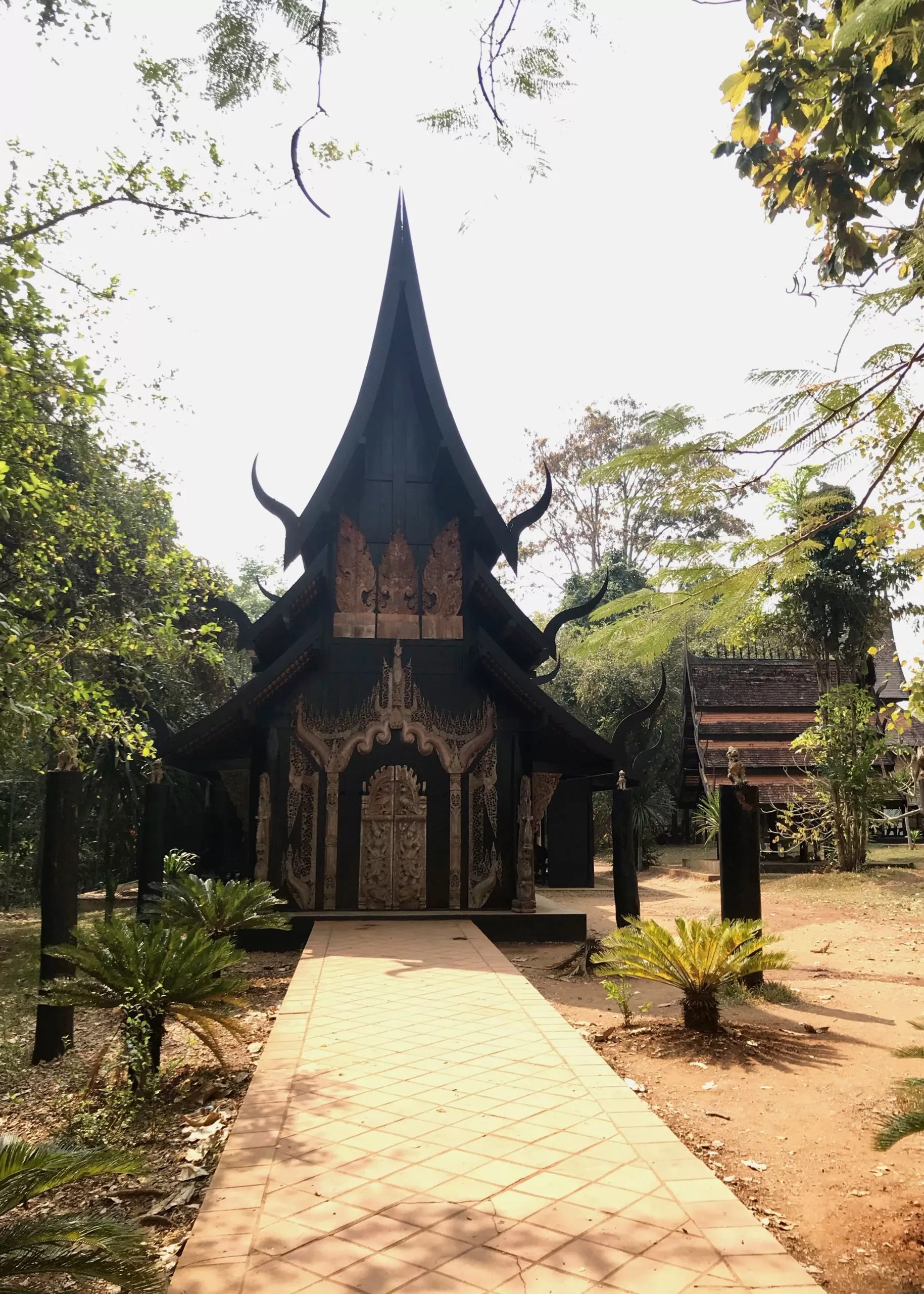 The Black House is not a temple, but fits in with a tour of the other Chiang Rai temples.