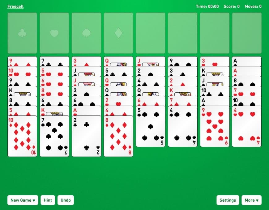 The limitation of 3 passes makes this klondike solitaire game a more difficult yet exciting solitaire game! Solitaire - Play Solitaire Online | Free Klondike Card Games