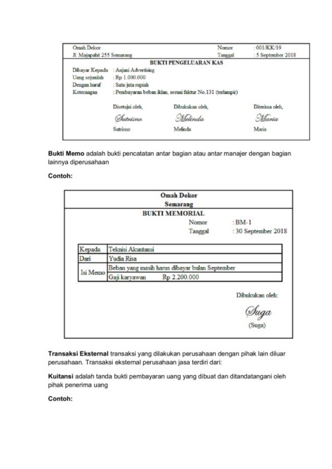 Sedangkan transaksi internal adalah kejadian ekonomis yang. Dokumen Sumber Perusahaan Jasa Flip Ebook Pages 1 5 Anyflip Anyflip