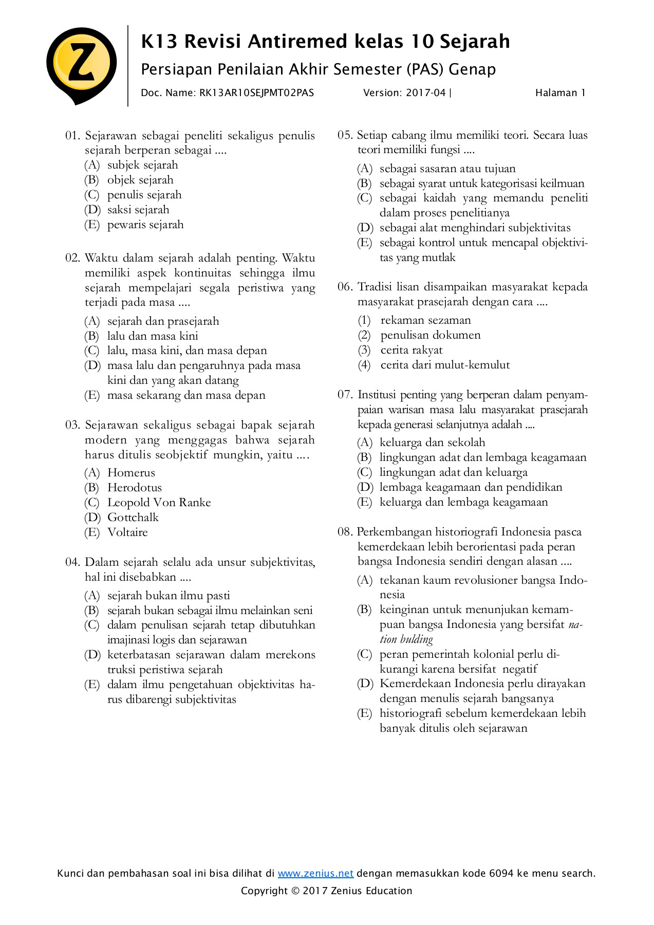 LATSOL ZENIUS KELAS 10 - Unduh Buku | 101-150 Halaman | PubHTML5