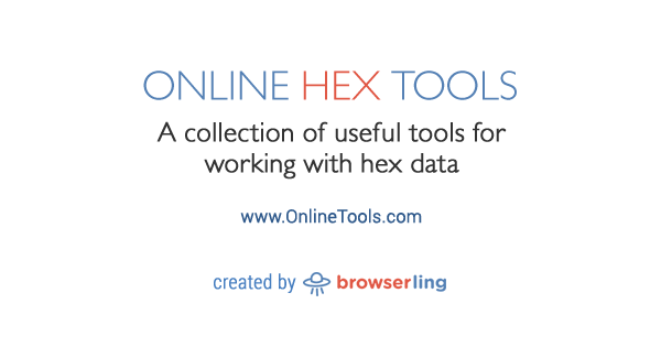 Hhd free hex editor is a fastest binary file editing software for windows. Convert Hex To An Image Online Hex Tools