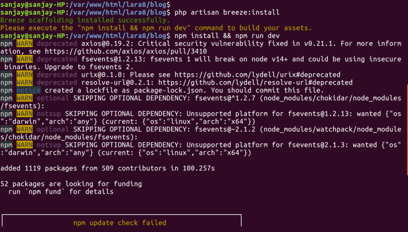 Laravel 8 Authentication with Breeze Tutorial