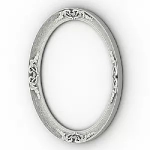 The model in the slate material editor. Free 3d Models Download Freebies 3d Free Ellipse Frame 3d Model