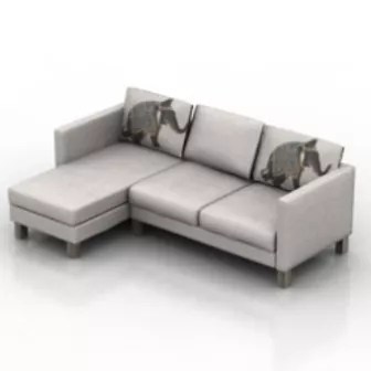 L Sofa Design Free 3d Model 3ds Max Open3dmodel 18323