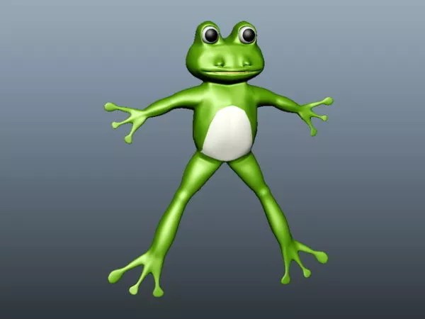 Cartoon Frog Free 3d Model Ma Mb Open3dmodel 116094