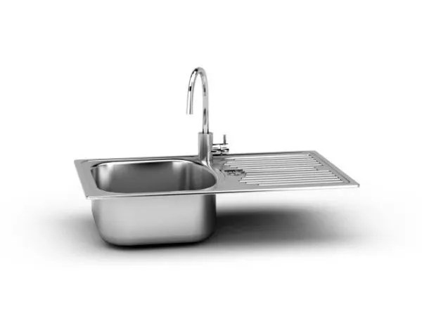 Kitchen Stainless Steel Sink Free 3d Model Max Vray Open3dmodel 180196