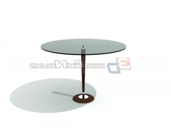 Glass Top Round Bar Table Furniture Free 3d Model 3ds Max Vray Open3dmodel 205492