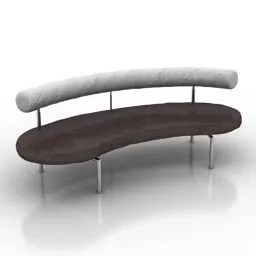Home Curved Sofa Design Free 3d Model 3ds Gsm Obj Open3dmodel 300652