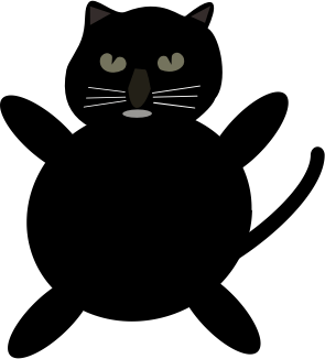 Directions to draw a cartoon cat step by step. Black Cat Cartoon Openclipart